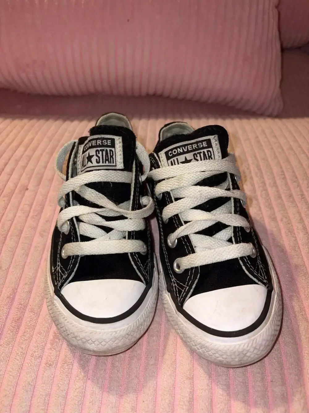 Converse Chuck Taylor All Star Low Top Black Youth Size 11 Sneakers 3J235